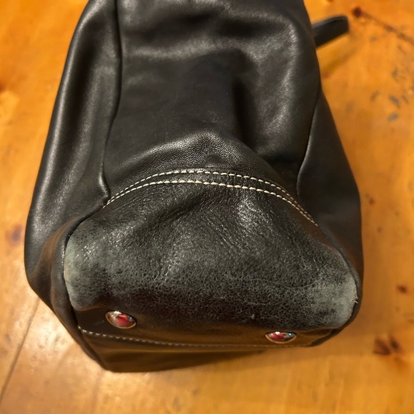 Coach Vintage Black Leather Hand Bag - Picture 13 of 16